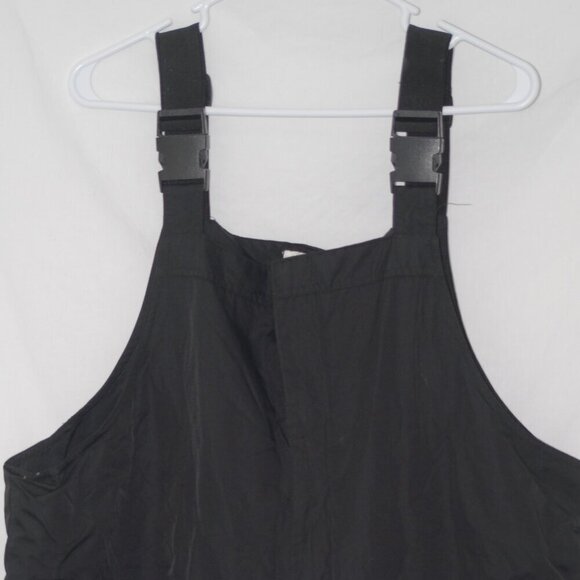 LNC XL Big Black Snow Overalls Thermal Insulated Pants with Built in Suspenders - Picture 11 of 11